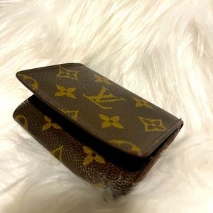 Louis Vuitton canvas business card case